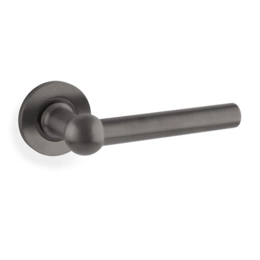 Alexander & Wilks AW250DBZPVD, Siskin Lever Handle, Siskin Door Handle in Dark Bronze PVD.