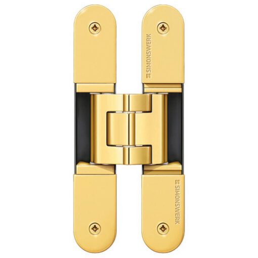Simonswerk Tectus TE 340 3D Hinge - Polished Brassed (SW 030)