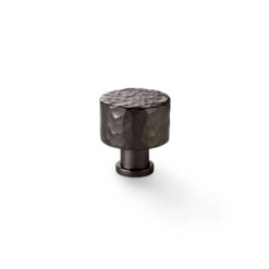 Alexander & Wilks Leila AW816-30-DBZ Hammered Cabinet Knob - Dark Bronze