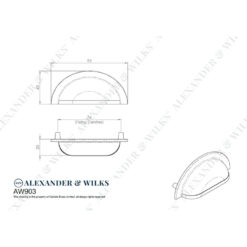 Alexander & Wilks Bardom AW903 Cup Handle