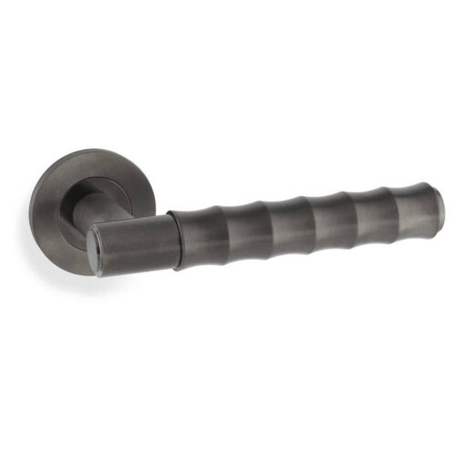 Alexander & Wilks AW225DBZPVD, Bamboo Lever Handle in Dark Bronze PVD.