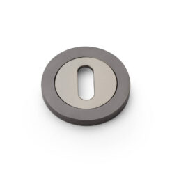 Alexander & Wilks AW391DBZ, Lever Key Escutcheon in Dark Bronze.
