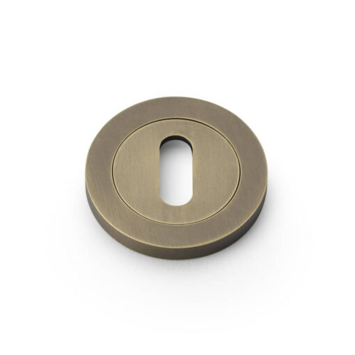 Alexander & Wilks AW391IB, Lever Key Escutcheon in Italian Brass.