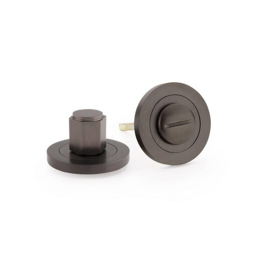 Alexander & Wilks AW794DBZ, Bathroom Turn & Release in Dark Bronze.
