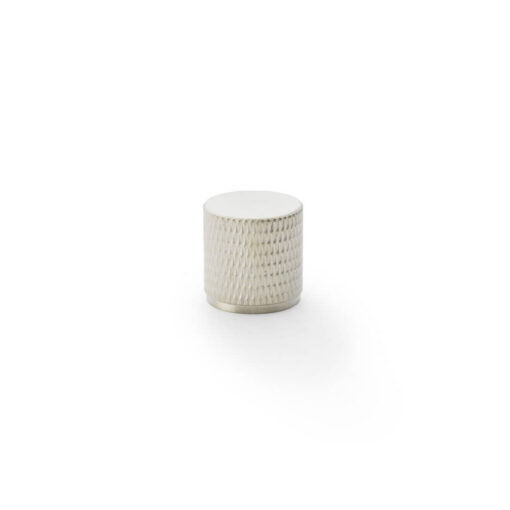 Alexander & Wilks Brunel AW800-20-SN Knurled 20mm Long Cabinet Knob - Satin Nickel
