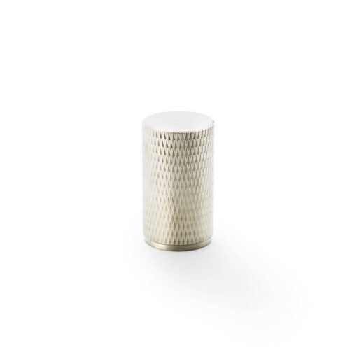 Alexander & Wilks Brunel AW800-35-SN Knurled 35mm Long Cabinet Knob - Satin Nickel
