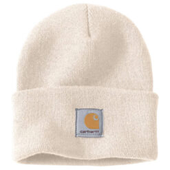 Carhartt A18, Knitted Cuffed Beanie Hat, Winter White