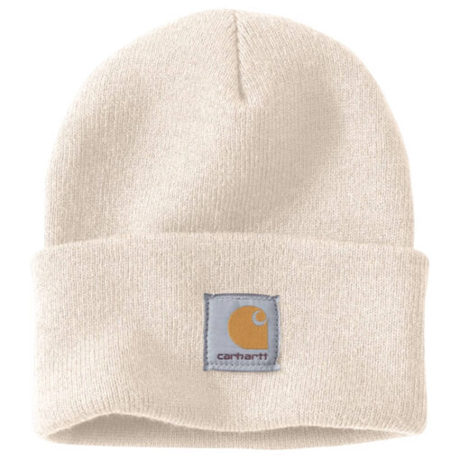 Carhartt A18, Knitted Cuffed Beanie Hat, Winter White