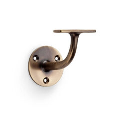 Alexander & Wilks AW750AB, Handrail Bracket in Antique Brass.