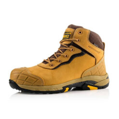 Buckbootz BLITZ Tradez Non Metallic Lace Boot, Honey Leather