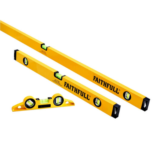Faithfull FAISLBSET3PC, 3PC LEVEL SET (1200MM + 600MM+240MM)