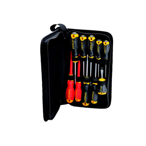 Stanley XMS25SDSET10, 10pcs Screwdriver Set (inc VDE) in wallet