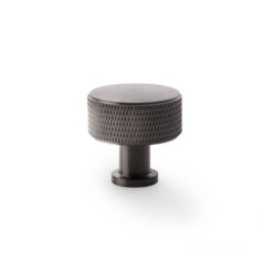 Alexander & Wilks Lucia AW807K-35-DBZPVD 35mm Knurled Cabinet Knob - Dark Bronze PVD