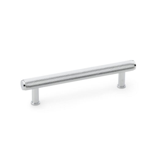 Alexander & Wilks Crispin AW809-128-PC 128mm T-bar Cupboard Pull Handle - Polished Chrome