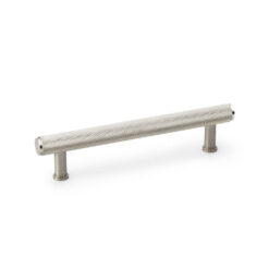 Alexander & Wilks Crispin AW809-128-SN 128mm T-bar Cupboard Pull Handle - Satin Nickel