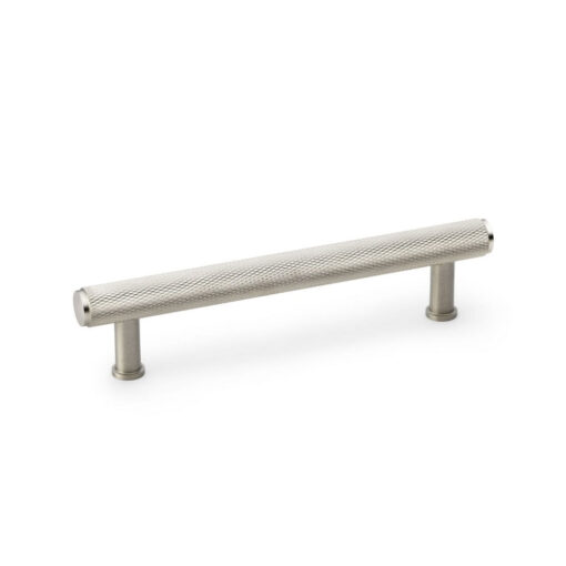 Alexander & Wilks Crispin AW809-128-SN 128mm T-bar Cupboard Pull Handle - Satin Nickel