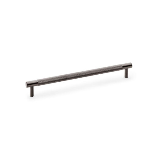 Alexander & Wilks AW810-224-DBZPVD 224mm Brunel Knurled T-bar Cupboard Pull Handle - Dark Bronze PVD