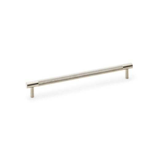 Alexander & Wilks AW810-224-SN 224mm Brunel Knurled T-bar Cupboard Pull Handle - Satin Nickel