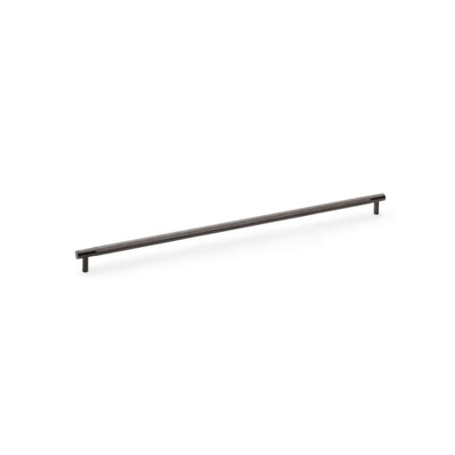 Alexander & Wilks AW810-448-DBZPVD 448mm Brunel Knurled T-bar Cupboard Pull Handle - Dark Bronze PVD