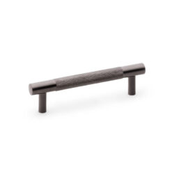 Alexander & Wilks AW810-96-DBZPVD 96mm Brunel Knurled T-bar Cupboard Pull Handle - Dark Bronze PVD