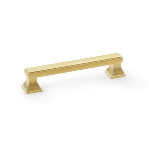 Alexander & Wilks Jesper AW813-128-SBPVD 128mm Square Cupboard Pull Handle - Satin Brass PVD
