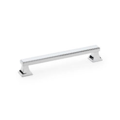 Alexander & Wilks Jesper AW813-160-PC 160mm Square Cupboard Pull Handle - Polished Chrome