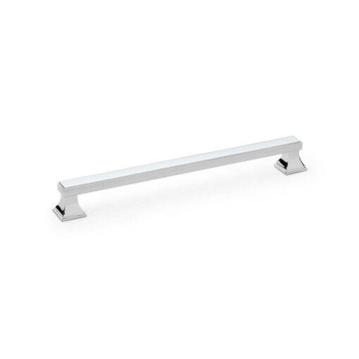Alexander & Wilks Jesper AW813-160-PC 160mm Square Cupboard Pull Handle - Polished Chrome