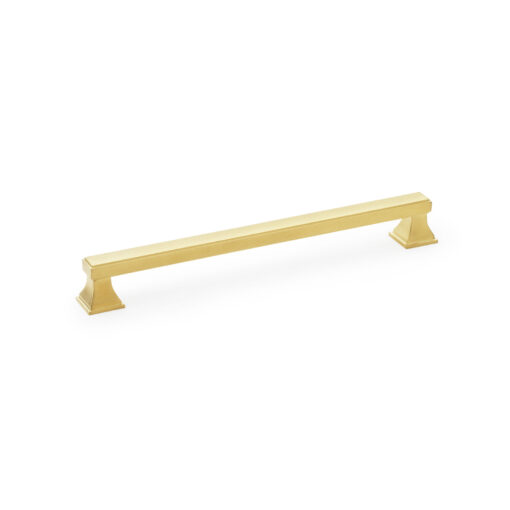Alexander & Wilks Jesper AW813-160-SBPVD 160mm Square Cupboard Pull Handle - Satin Brass PVD