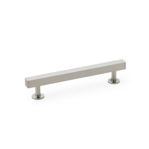 AW815-128-SN Square T-Bar 128MM Cupboard Pull Handle -Satin Nickel