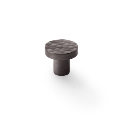 Alexander & Wilks Hanover AW820-30-DBZ 30mm Hammered Cabinet Knob -Dark Bronze