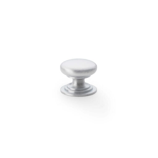 Alexander & Wilks Waltz AW825-25-SC 25mm Round Cabinet Knob -Satin Chrome