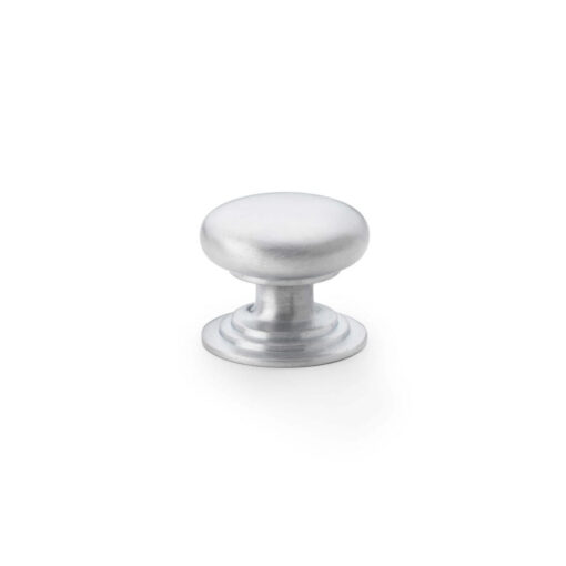 Alexander & Wilks Waltz AW825-32-SC 32mm Round Cabinet Knob -Satin Chrome