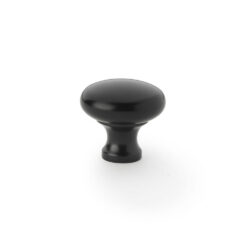 Alexander & Wilks Wade AW836-32-BL 32mm Round Cupboard Knob - Black