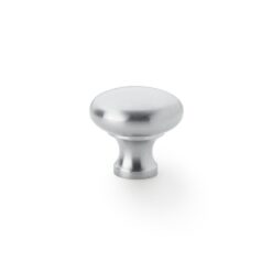 Alexander & Wilks Wade AW836-32-SC 32mm Round Cupboard Knob - Satin Chrome