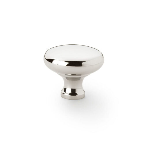 Alexander & Wilks Wade AW836-38-PN 38mm Round Cupboard Knob - Polished Nickel