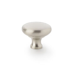 Alexander & Wilks Wade AW836-38-SN 38mm Round Cupboard Knob - Satin Nickel