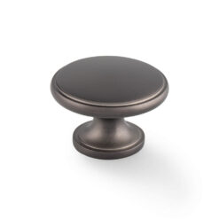 Alexander & Wilks Cambridge AW849-38-DBZ 38mm Round Cupboard Knob - Dark Bronze