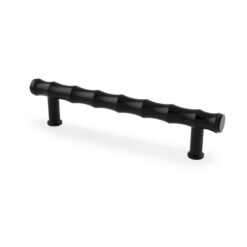 Alexander & Wilks Crispin AW809B-128-BL 128mm Bamboo T-bar Cupboard Pull Handle - Black