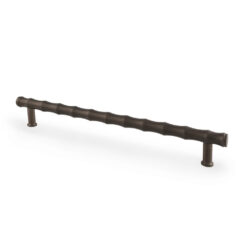 Alexander & Wilks Crispin AW809B-224-DBZPVD 224mm Bamboo T-bar Cupboard Pull Handle - Dark Bronze PVD