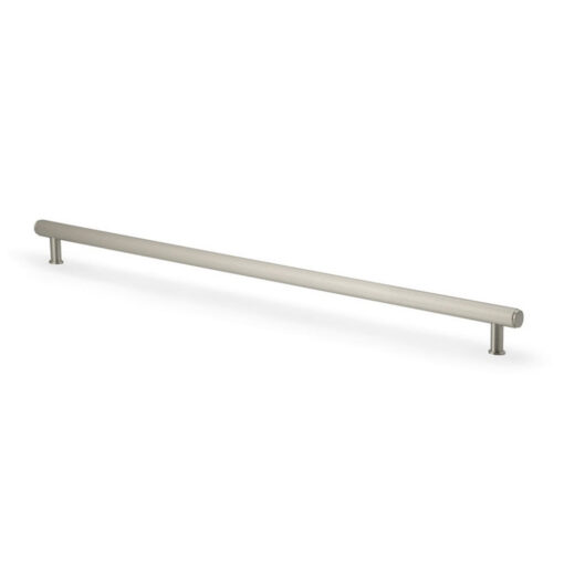 Alexander & Wilks Crispin AW809R-448-SN 448mm Reeded T-bar Cupboard Pull Handle - Satin Nickel
