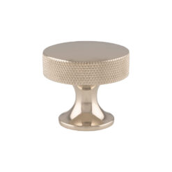 Alexander & Wilks Berlin AW841-38-PN 38mm Knurled Cupboard Knob - Polished Nickel
