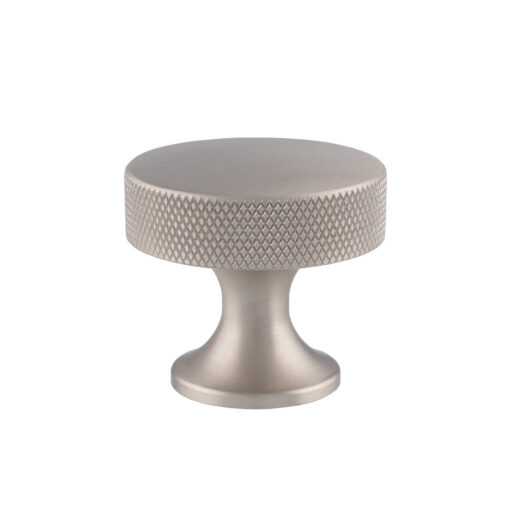 Alexander & Wilks Berlin AW841-38-SN 38mm Knurled Cupboard Knob - Satin Nickel