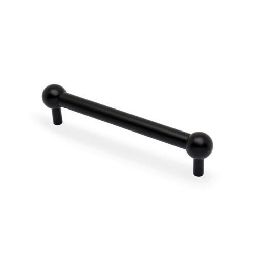 Alexander & Wilks Plain AW856-160-BL 160mm Caesar Cupboard Pull Handle - Black